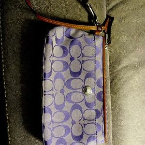 Authentic Coach Wristlet